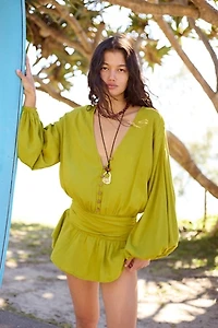 Carson Drop-Waist Romper