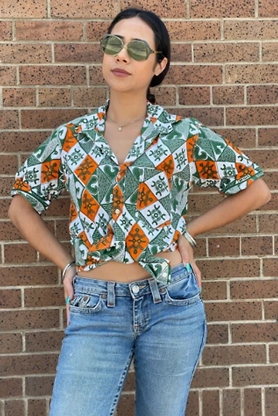 Vintage 1970's Tribal Print Shirt Selected by FernMercantile