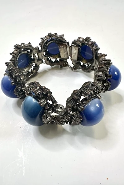 Vintage 1960s Gothic Bracelet with Stones Selected by Cherry
