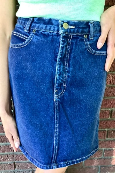 Vintage 1980s Calvin Klein Denim Skirt Selected by Cherry