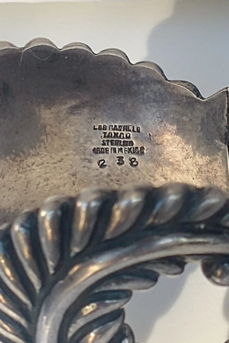 1940's Los Castillo Sterling Silver Bracelet Selected by Garbage Soup