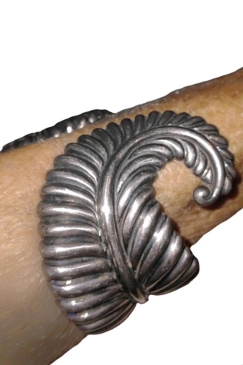 1940's Los Castillo Sterling Silver Bracelet Selected by Garbage Soup