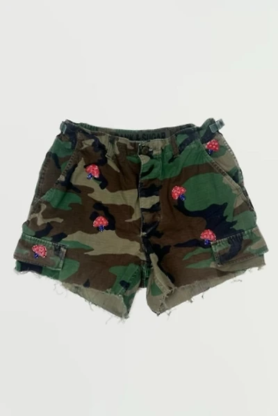Vintage Mushroom Camo Army Shorts Selected by Rank & Sugar