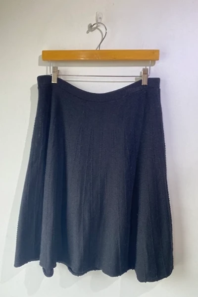 Vintage Black Knit Skirt Selected by The Curatorial Dept.