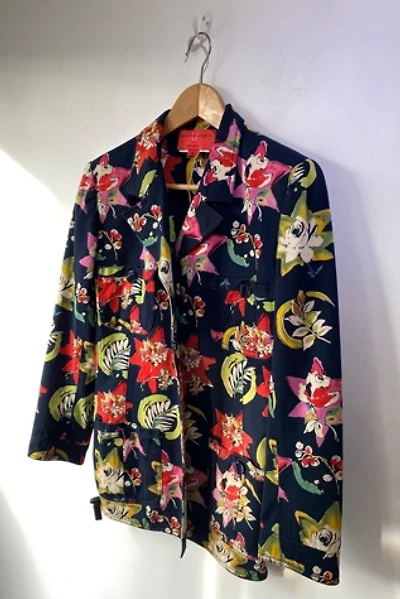 Vintage Emanuel Ungaro Floral Pattern Jacket Selected by The Curatorial Dept.