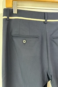 Vince Navy Wool Tuxedo Pants Selected by The Curatorial Dept.