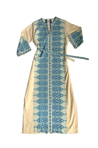 Vintage 1970s Embroidered Tunic Dress Selected by SharpLilTeeth