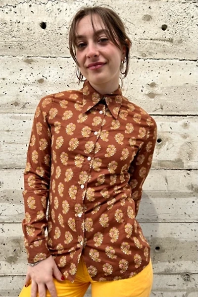 1970’s Cacharel  Print Blouse Selected by Nomad Vintage