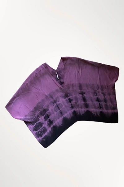 1990s Feathers Dyed Silk Draped Top Selected By Ritual Vintage