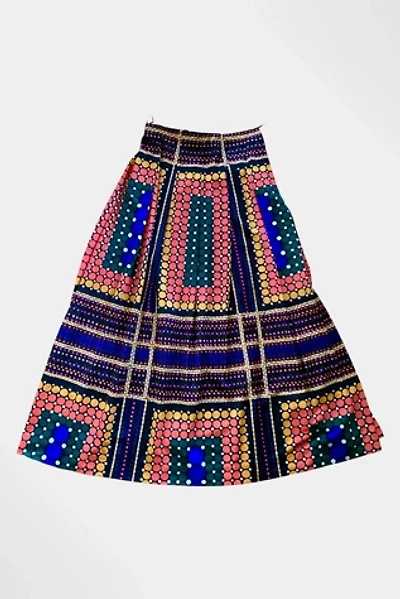 1960s Mod Op Art Maxi Skirt Selected By Ritual Vintage