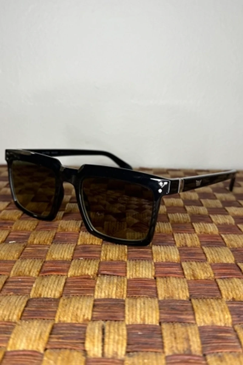Boxy Black Sunglasses Selected by Picky Jane