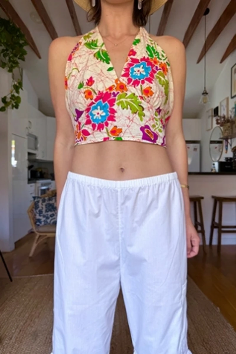 70s Multicolor Halter Selected by Kikos Kloset