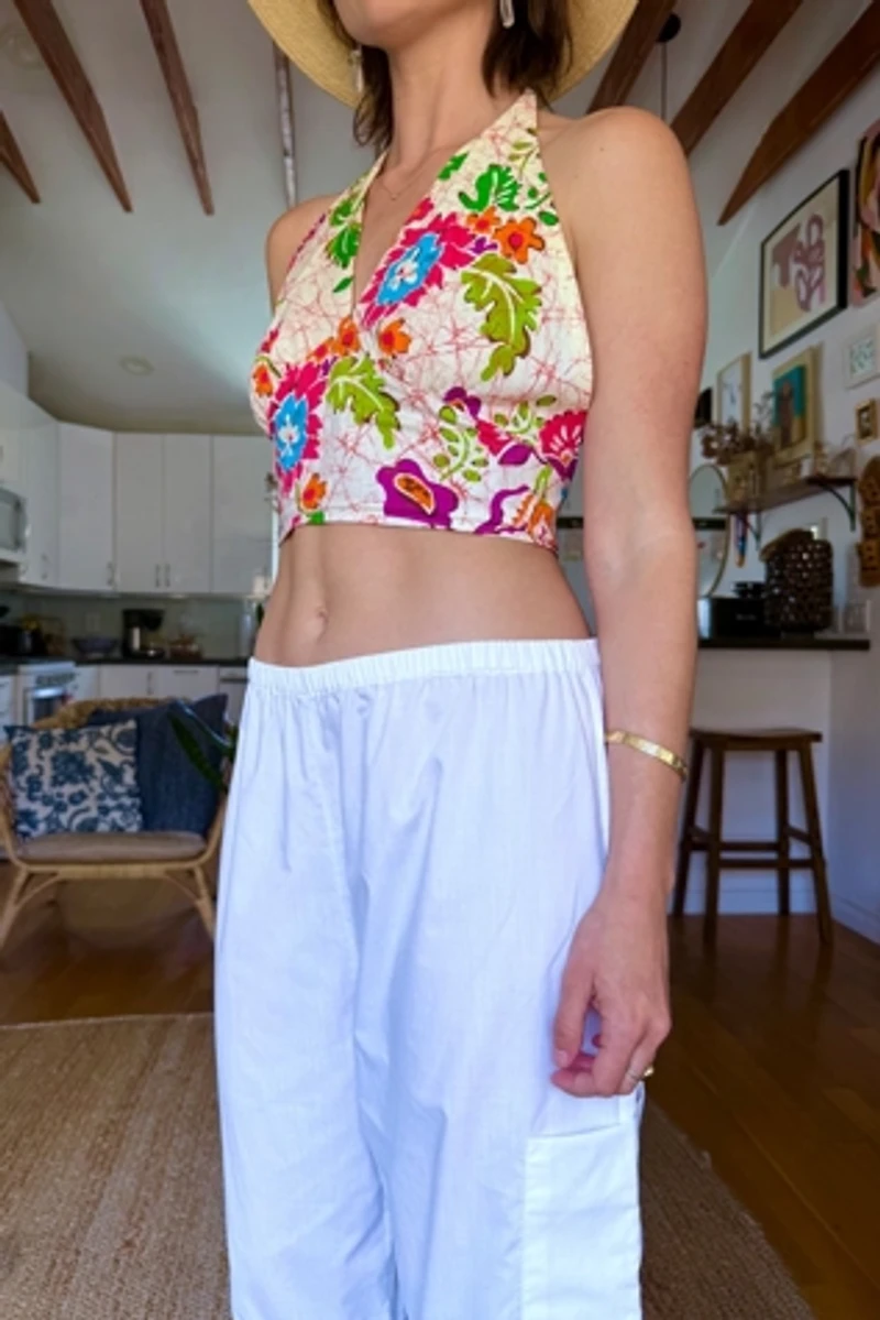 70s Multicolor Halter Selected by Kikos Kloset