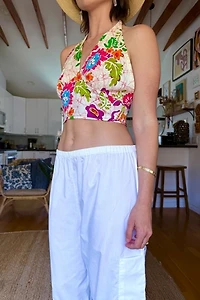 70s Multicolor Halter Selected by Kikos Kloset