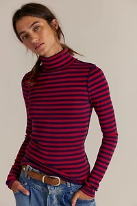 We The Free Good Stripe Turtleneck