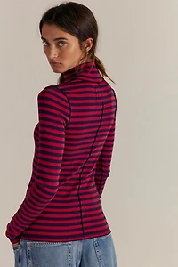 We The Free Good Stripe Turtleneck