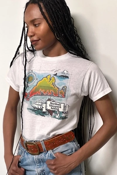 Vintage 1980's Martha's Vineyard Island Souvenir T-Shirt Selected By Afterlife Boutique