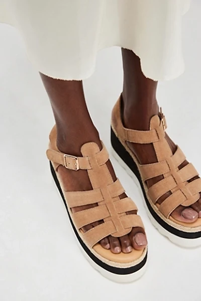 Mykonos Suede Fisherman Flatflorm Wedges