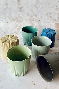 Kaase Atelier Handmade Porcelain Crystal Coffee Mug