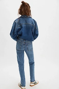 FRAME The Ruler High-Rise Straight Jeans