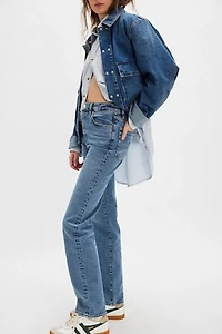 FRAME The Ruler High-Rise Straight Jeans