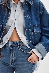 FRAME The Ruler High-Rise Straight Jeans