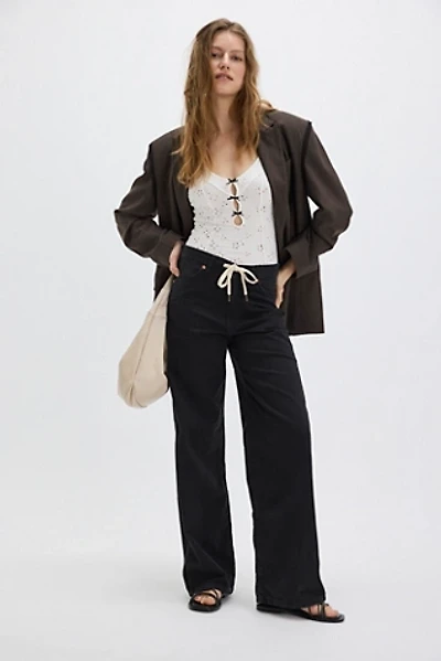 Wrangler Tie Front Loose Jeans