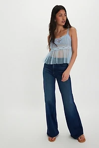 MOTHER The Hustler Roller Sneak Jeans