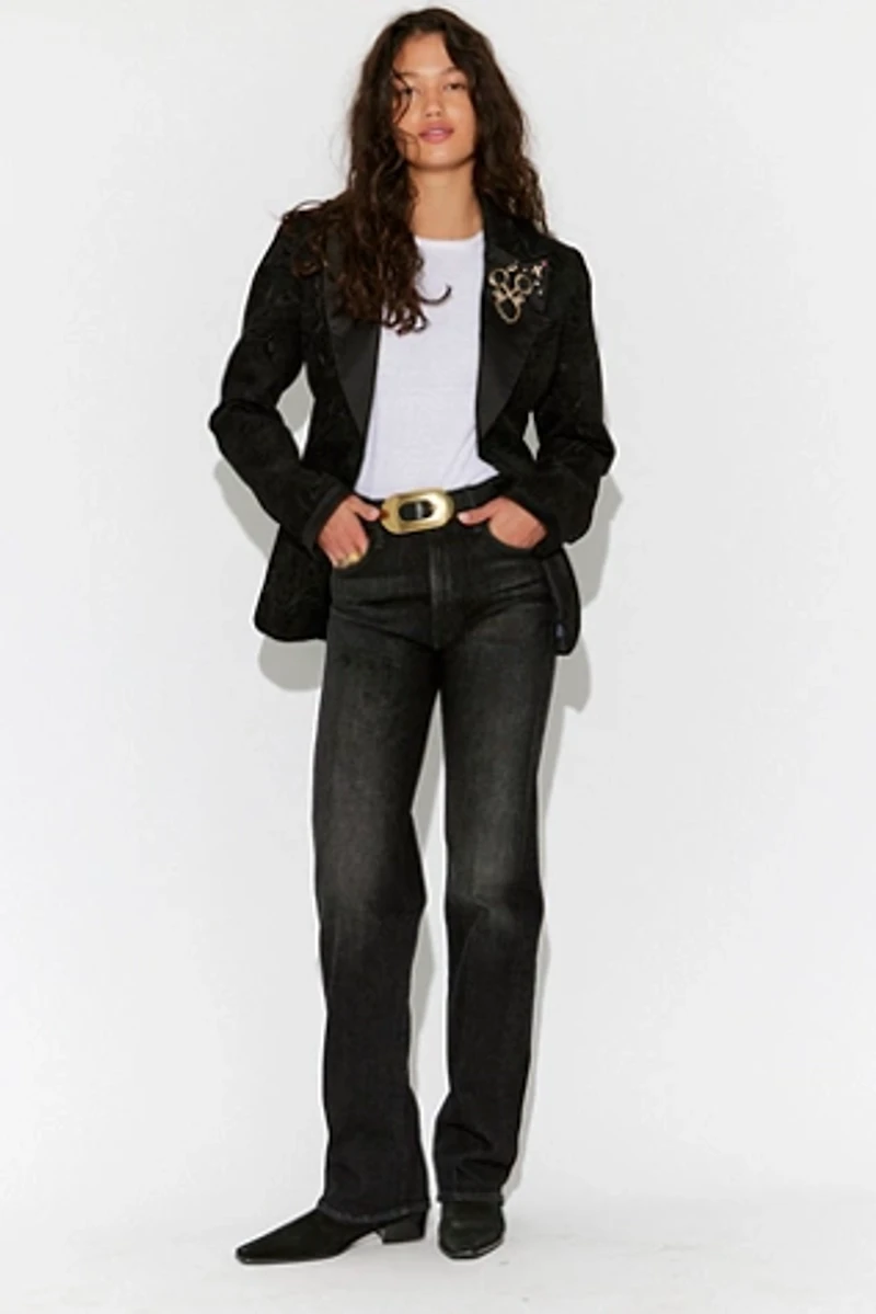 MOTHER The Rambler Zip Heel Jeans