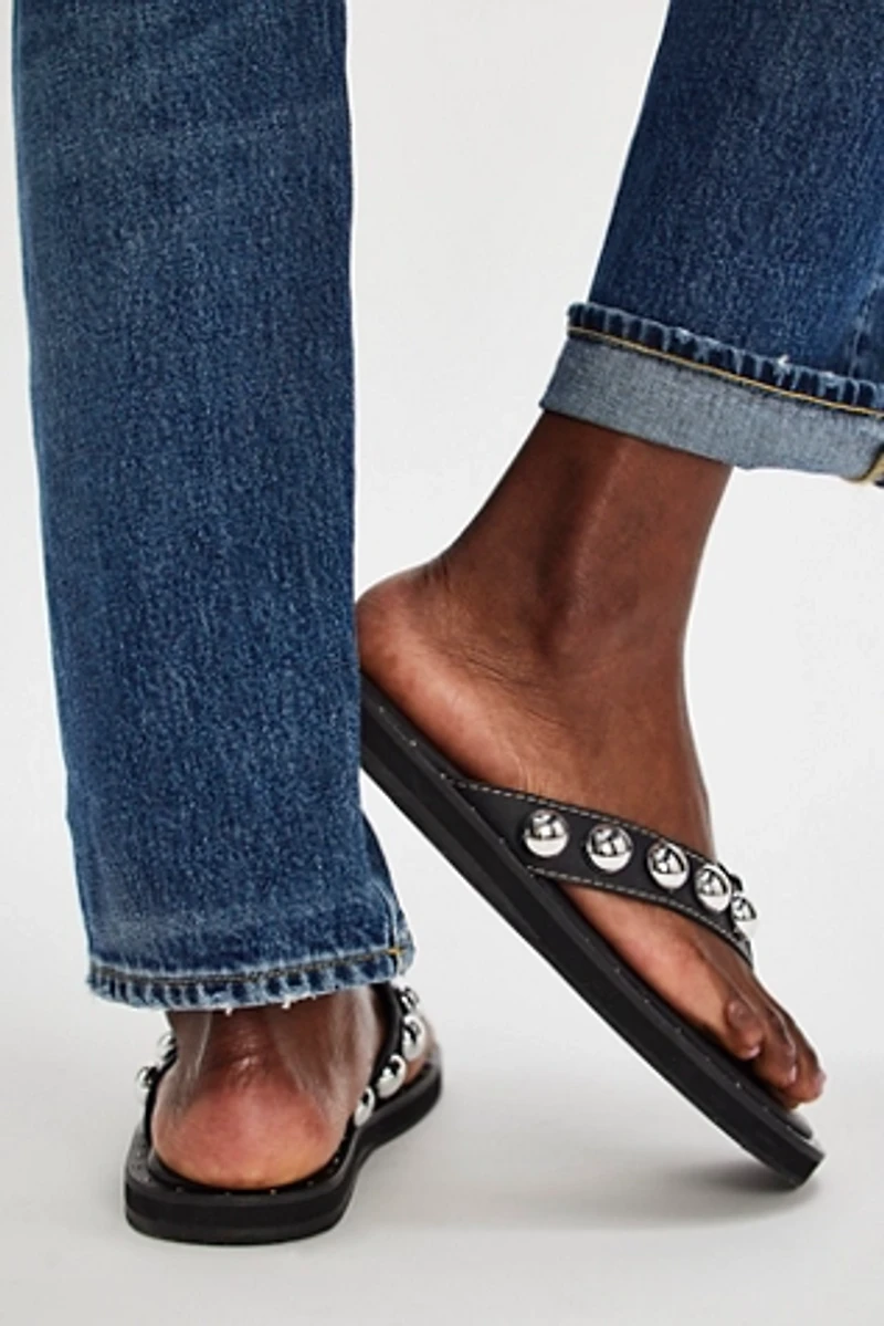 Perth Studded Thong Sandals