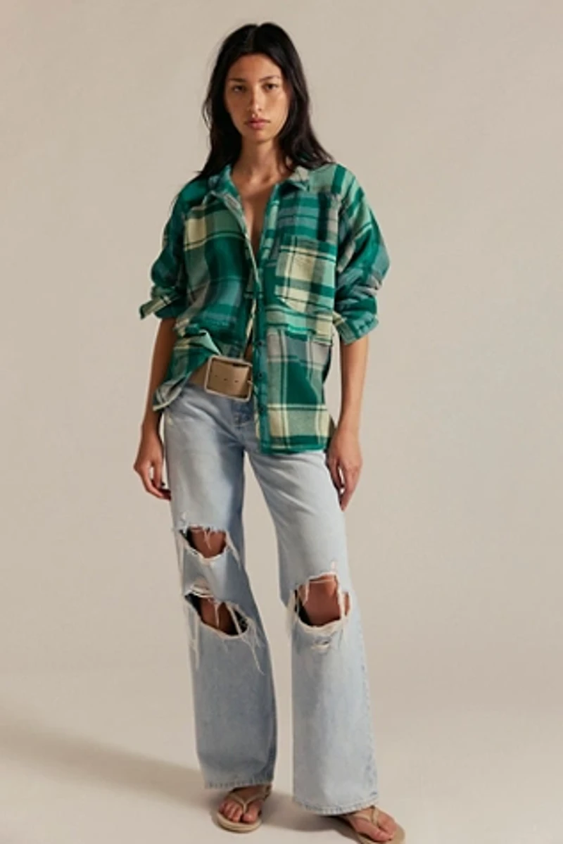 We The Free Cozy Plaid Shirt