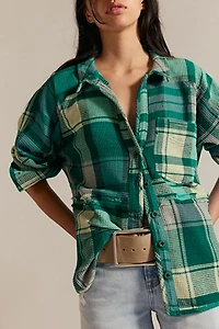 We The Free Cozy Plaid Shirt