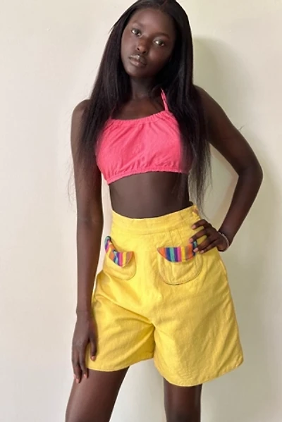 Vintage 1950's Striped Pocket Shorts Selected By Afterlife Boutique