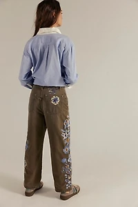 We The Free Willow Floral Embroidered Jeans