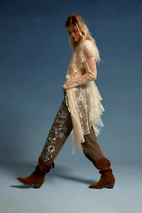 We The Free Willow Floral Embroidered Jeans
