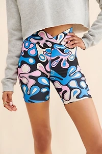 Year Of Ours Splash Printed Biker Shorts