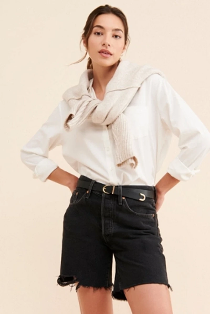 Levi's 501 Mid-Thigh Denim Shorts