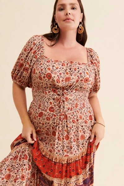 Spell & The Gypsy Printed Midi Corset Dress