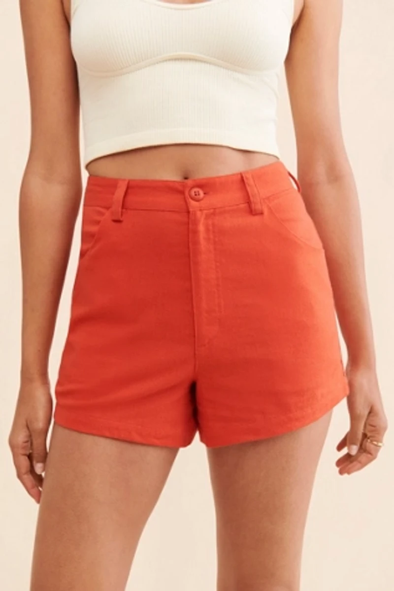 Rolla's Mirage High-Rise Fitted Shorts