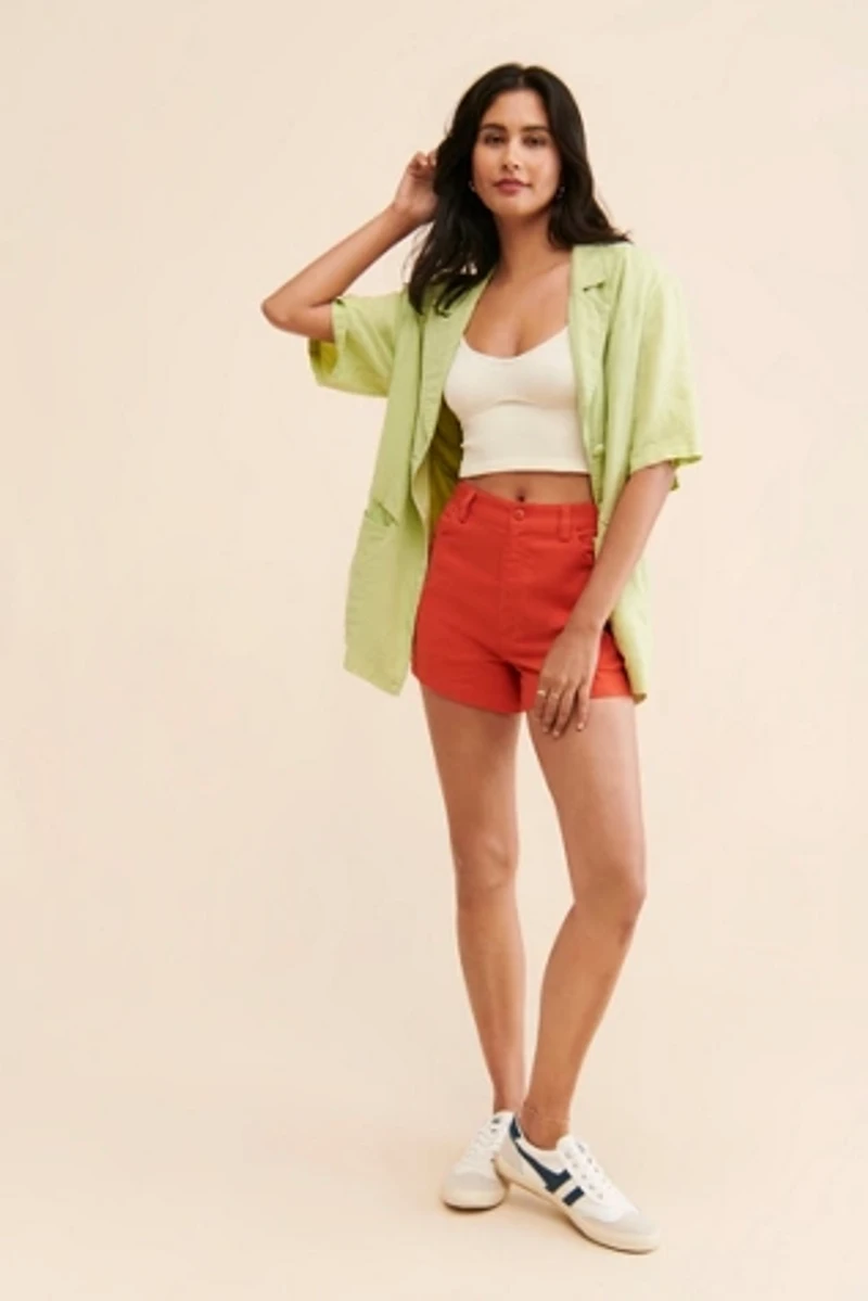 Rolla's Mirage High-Rise Fitted Shorts