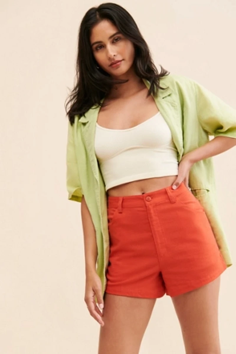 Rolla's Mirage High-Rise Fitted Shorts