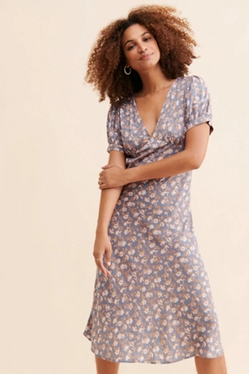 Jen's Pirate Booty Daisy Printed Midi Dress