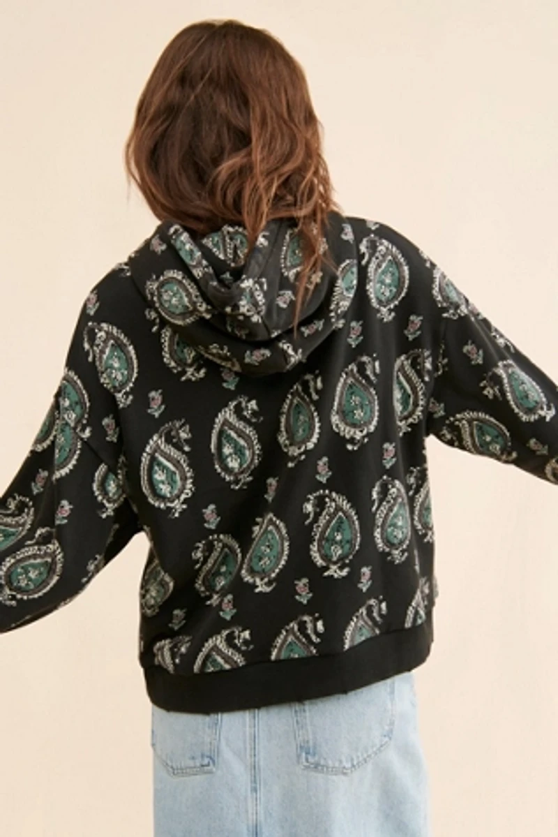 Found Monogram Printed Hoodie