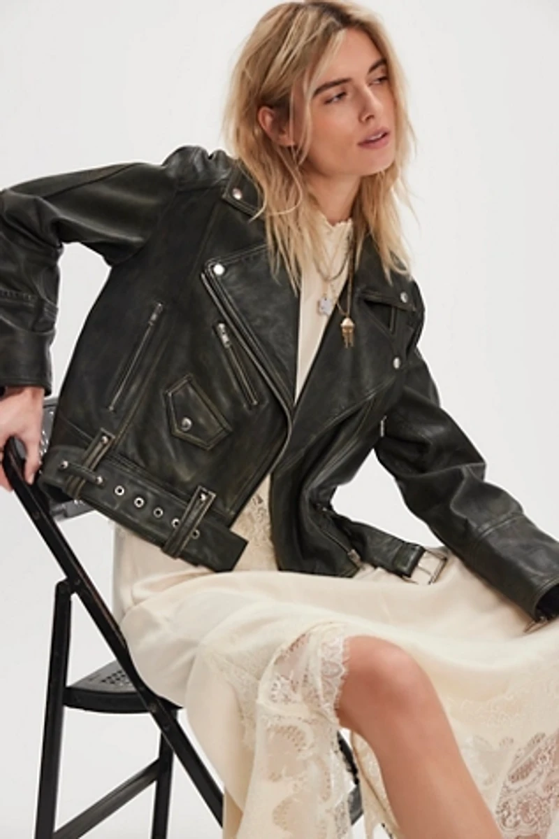 We The Free Mina Leather Jacket