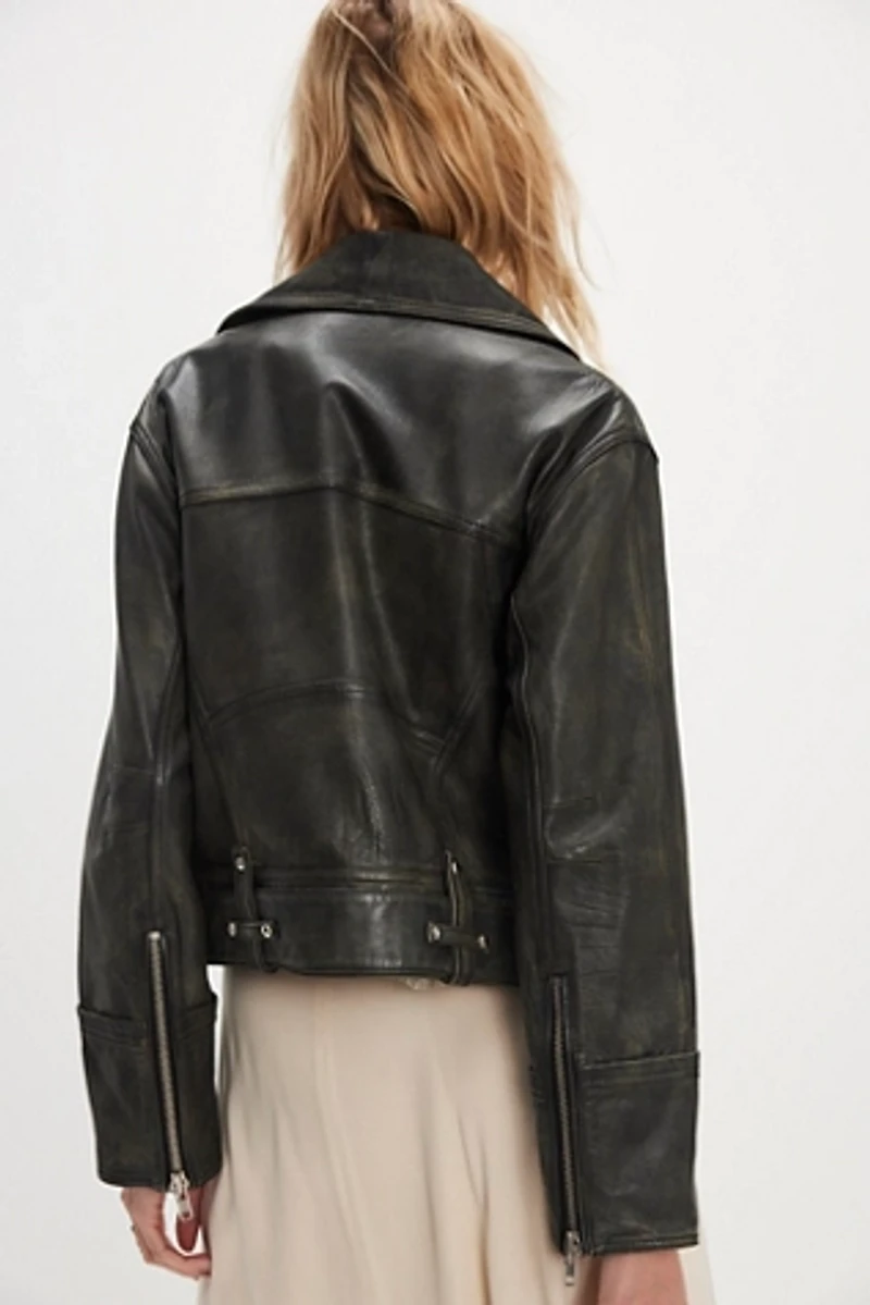 We The Free Mina Leather Jacket