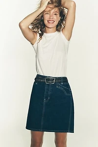 We The Free Suzy Denim Midi Skirt