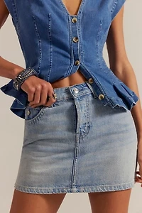 We The Free Saturday Denim Mini Skirt