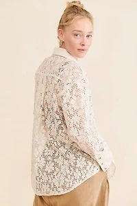 Your Dreams Lace Buttondown