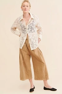 Your Dreams Lace Buttondown