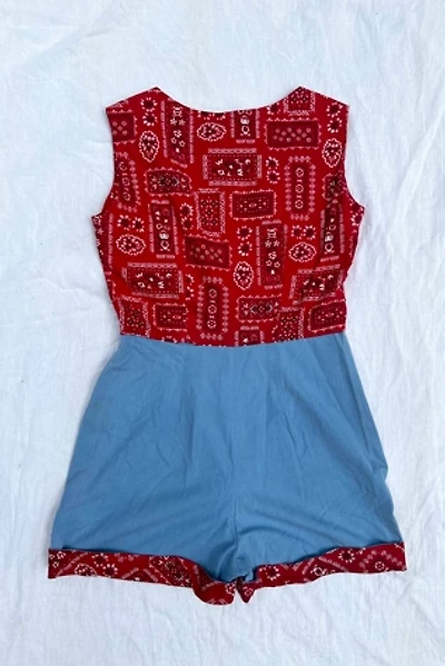 Vintage Bandana Playsuit Romper Selected by Grievous Angel Vintage